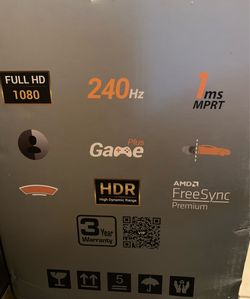 Like New Asus TUF 27” FHD 240hz Gaming Monitor!