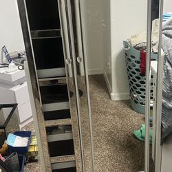 Jewelry Armoire With Full Length Mirror