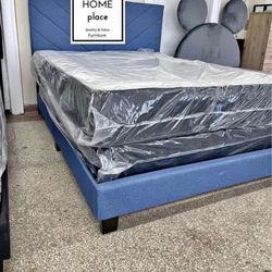 Brand New Twin Bed Frame With Mattress And Box Spring For Only $299 🚨 Ready For Delivery 🚛