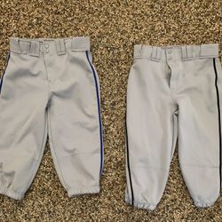 Easton Youth XL Baseball Pants 2 Pair/Pack