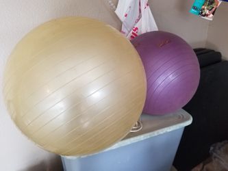Thick Yoga EXERCISE BALL 21.7 inches & Large exercise Ball.