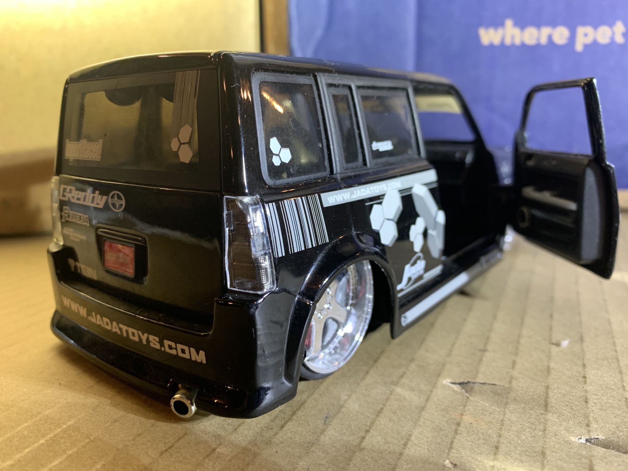 Jada Import Racer!   SCION xB  1／24 JADA 1:24 SCION xB IMPORT RACER Orange Diecast Rare | eBay