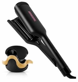 Trademark Beauty Hair Waver - Double Barrel Hair Crimper, Beach Waves Curling Iron, Babe Waves