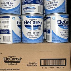 Elecare Junior Unflavored 6 Cans 