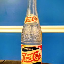 Pepsi- Cola Glass Bottle 