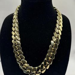 Gold Heavy Miami Cuban 24mm