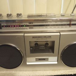 Boombox Retro Bluetooth Cassette Radio Vintage Look