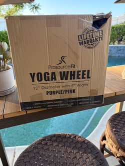 ProsourceFit Yoga Wheel Purple/Pink