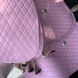 PINK CAR SEAT COVERS 