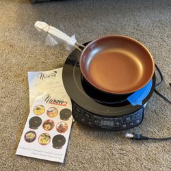 Nuwave PIC Flex with 9-inch Anodized Duralon, Non-Stick Fry Pan, Portable, Powerful Induction Cooktop
