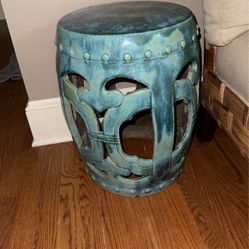 Antique Aqua Table