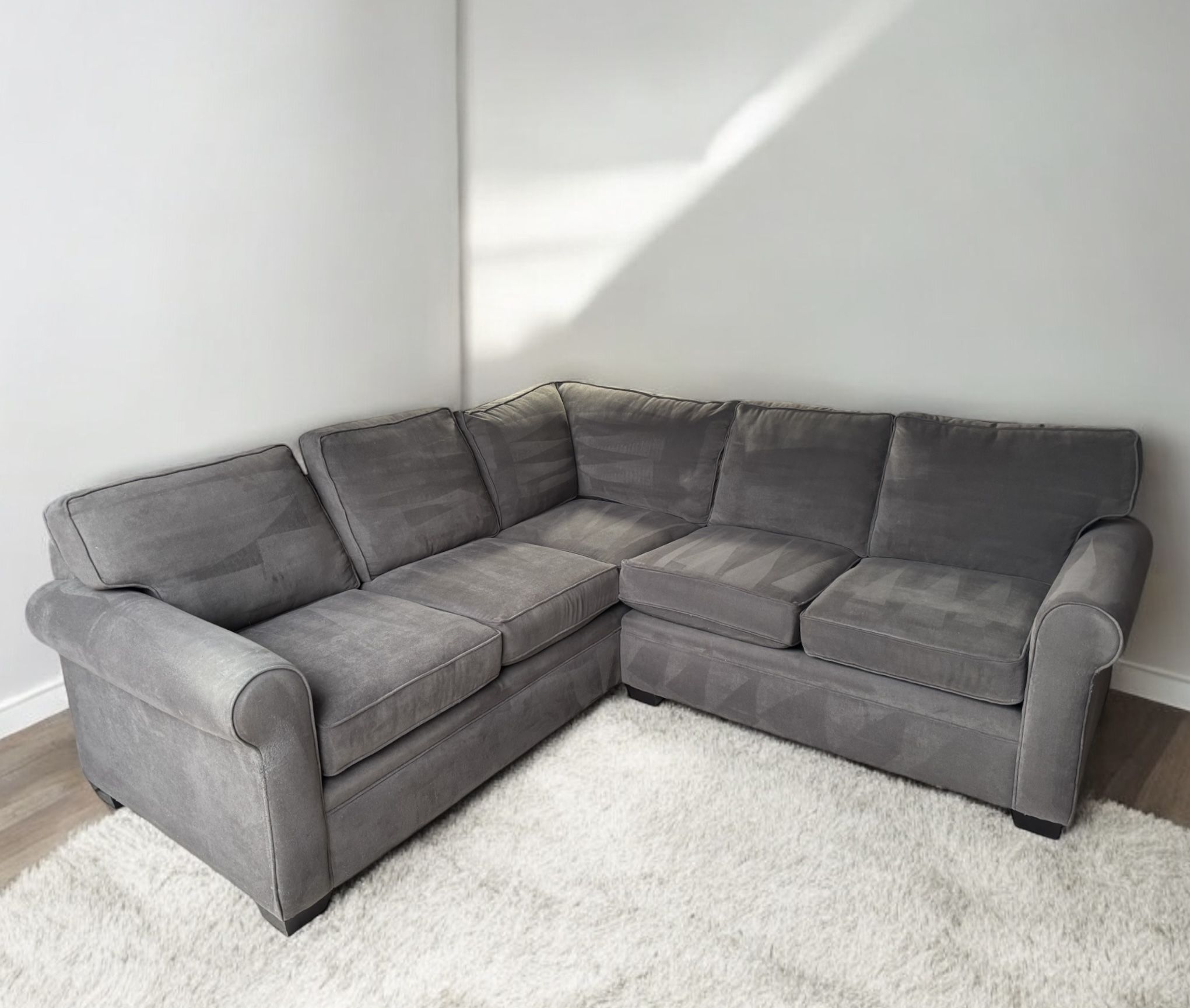 Dark Gray Sectional Sofa Couch