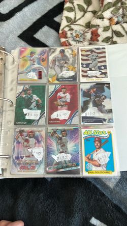 Topps Baseball Card Lot – 9 Cards