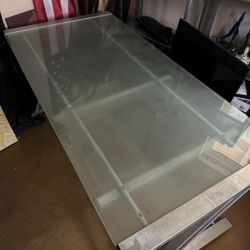Metal Glass Table (unbreakable) 