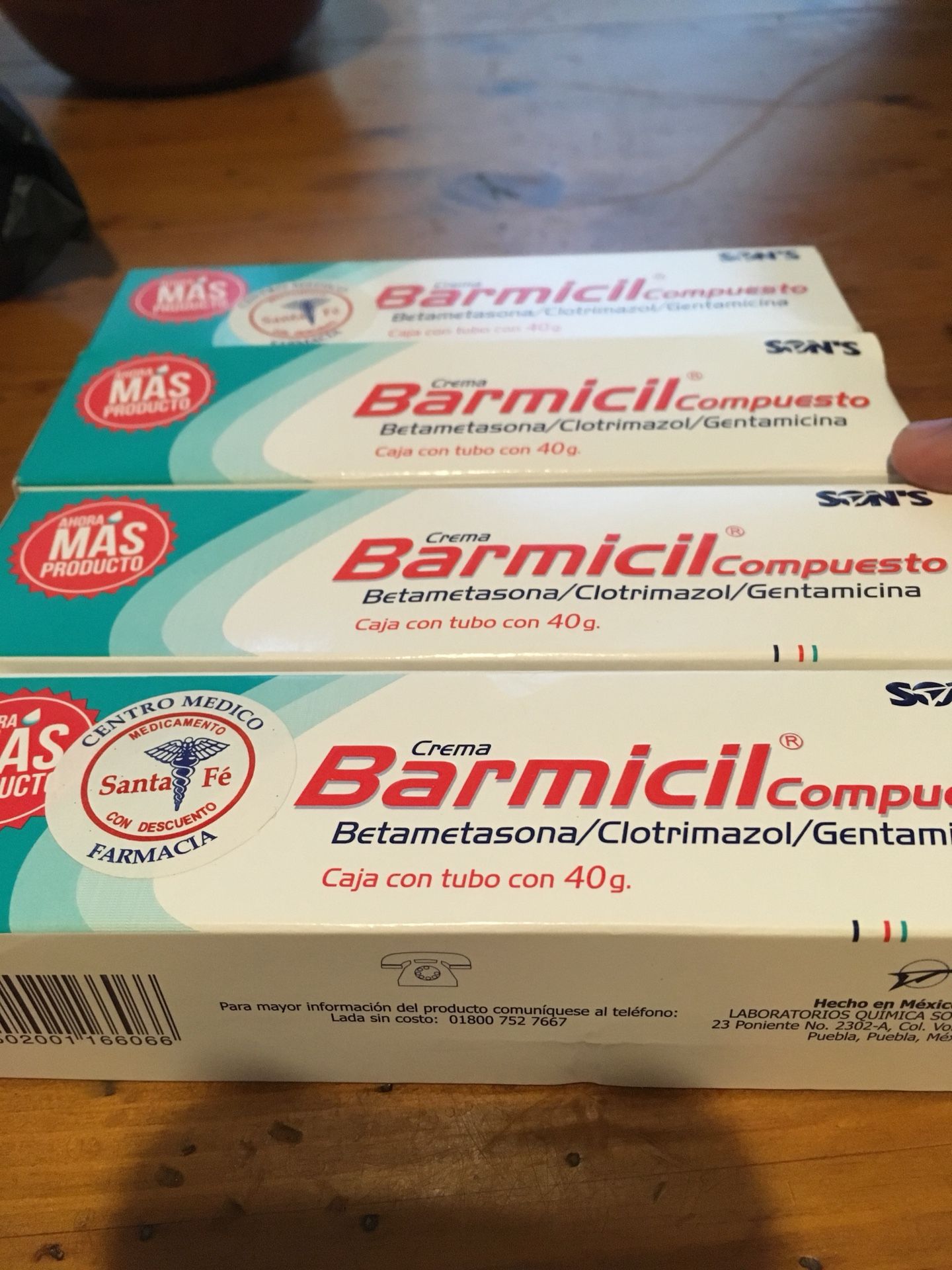 Crema barmicil $15 c/u$$$