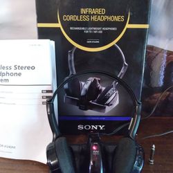 Sony INFRARED WIRELESS HEADPHONES 