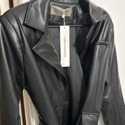 Naked Wardrobe Leather Jacket 