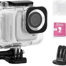 Waterproof Case for Insta360 GO Ultra Full Set, 60M/196FT Underwater Diving Protective Shell