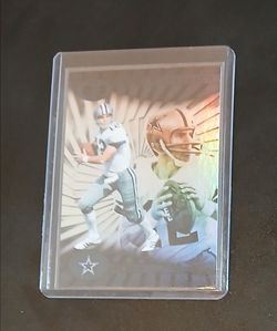 Roger Staubach Chrome card in a hard protective case. $5