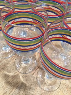 Nine Drinking glasses