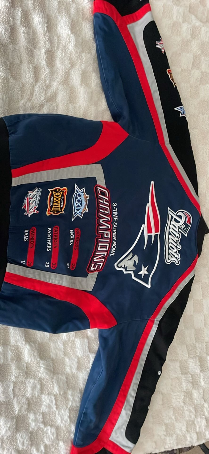 Patriots Super Bowl Jacket Large