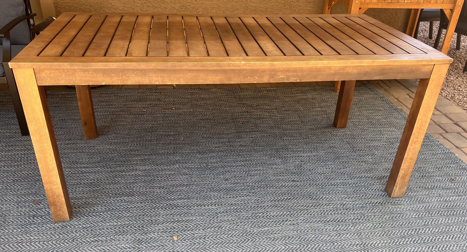 Outdoor Wood Dining Table 