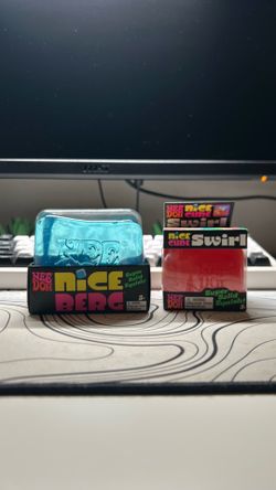 Needoh Nice Berg and Nice Cube Swirl