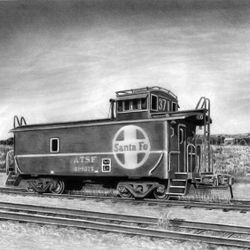 Santa Fe Caboose