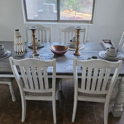 Moving Special: (Sale) Dining Table And Chairs 