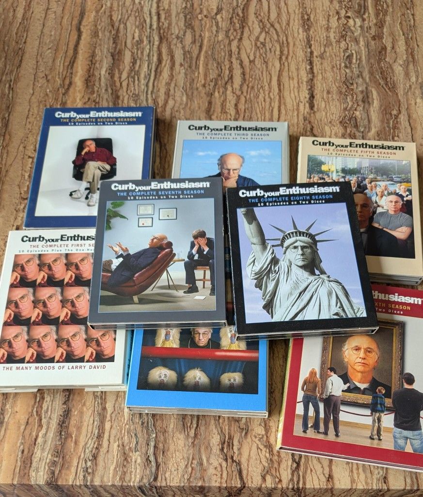 Curb Your Enthusiasm Season 1-8 DVD Sets HBO
