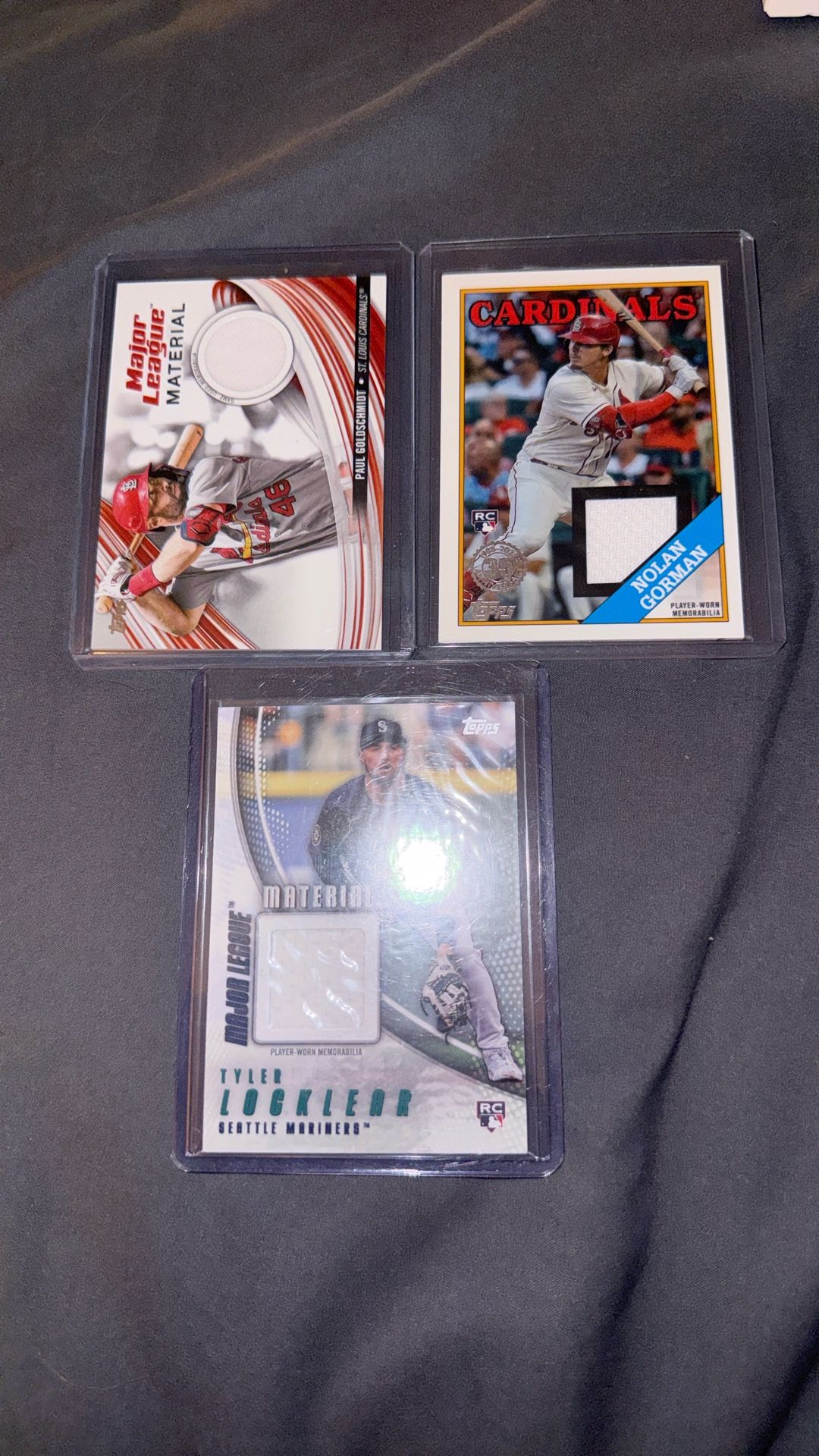 Baseball Relic Cards