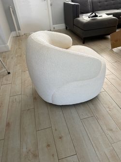 Modern 360 Degree Swivel Sofa Single Seat
