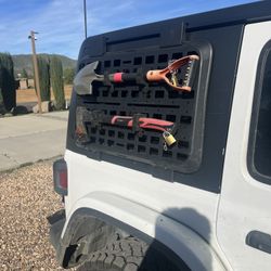 Jeep Window Storage Mount