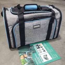 NEW Expandable Pet Carrier Bag Travel Bag Airline Approved Puppy Carrier Bag