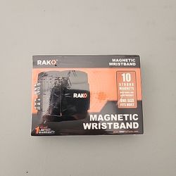 RAK Magnetic Wristband for Holding Screws Wrist Magnet Tool or Screw Holder New