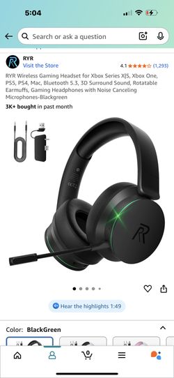New Wireless Gaming Headset