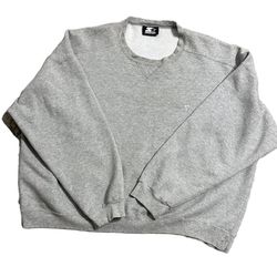 Starter Sweatshirt 90’s Vintage Grey Size 2XL Men’s Pullover Long Sleeve Cotton
