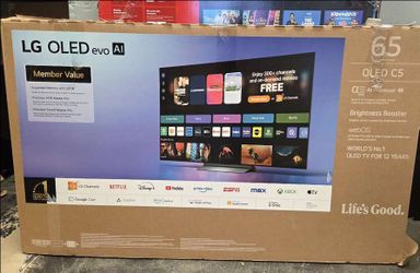 65C5 65” Lg smart 4k oled hdr tv