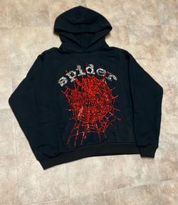 Rhinestone sypder hoodie