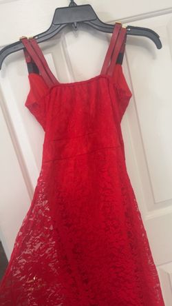 Red small  size dress