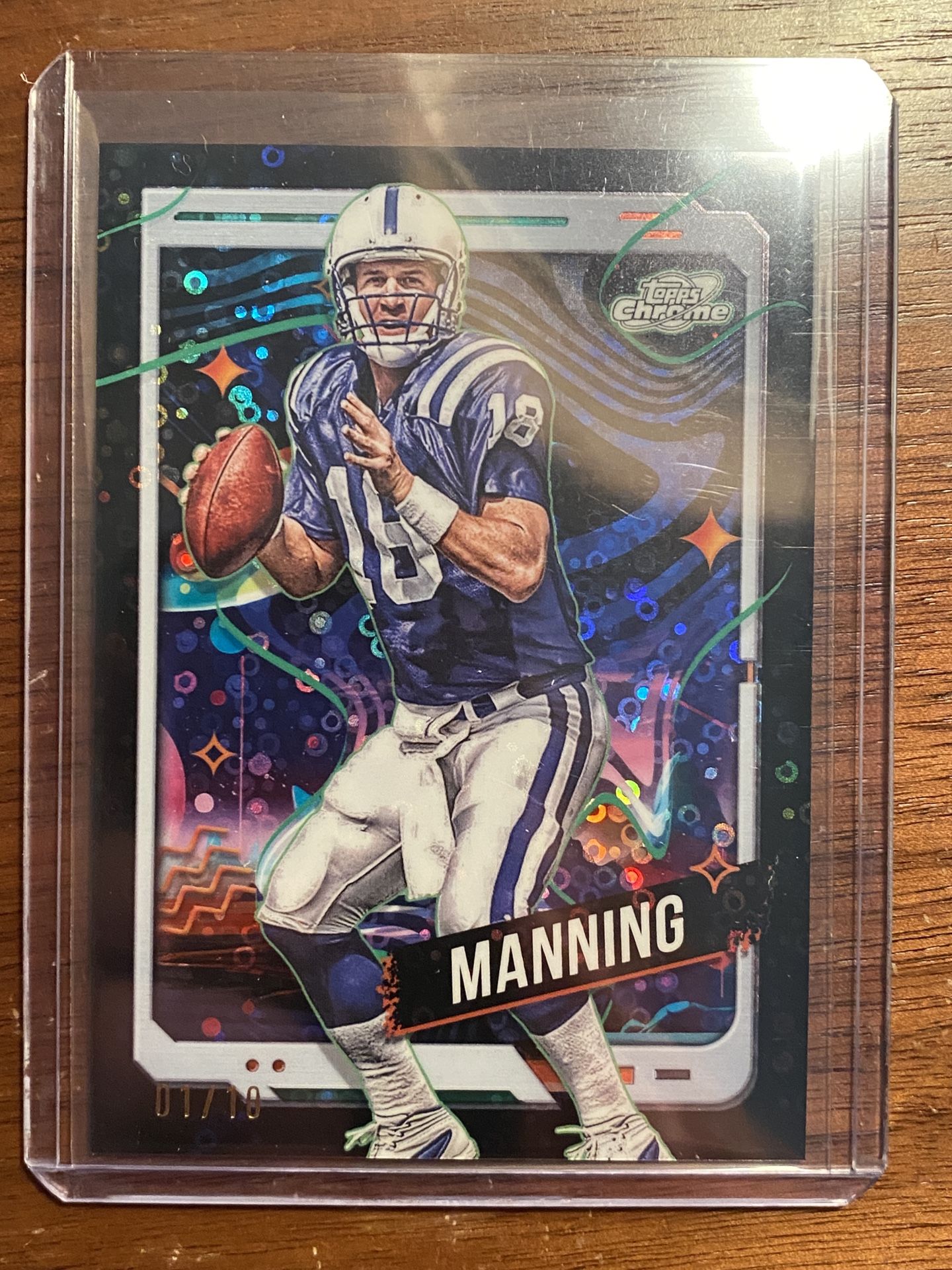 Peyton Manning Topps Cosmic 41 Black Eclipse /10