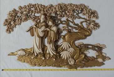 Vintage Japanese wall art