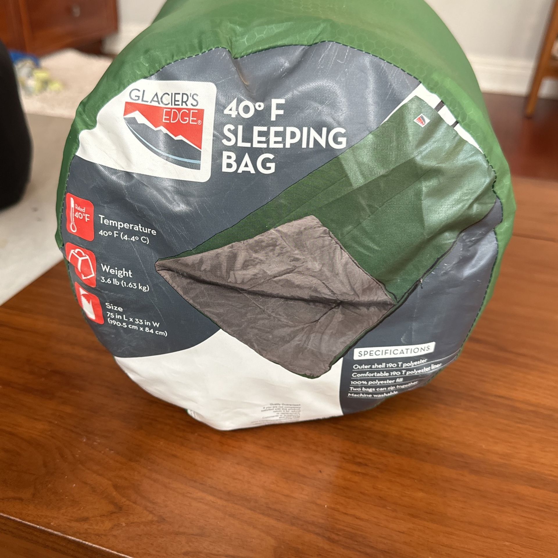 New Glaciers Edge 40 Degrees Sleeping Bag