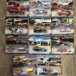 11 Hot Wheels Team Transports 
