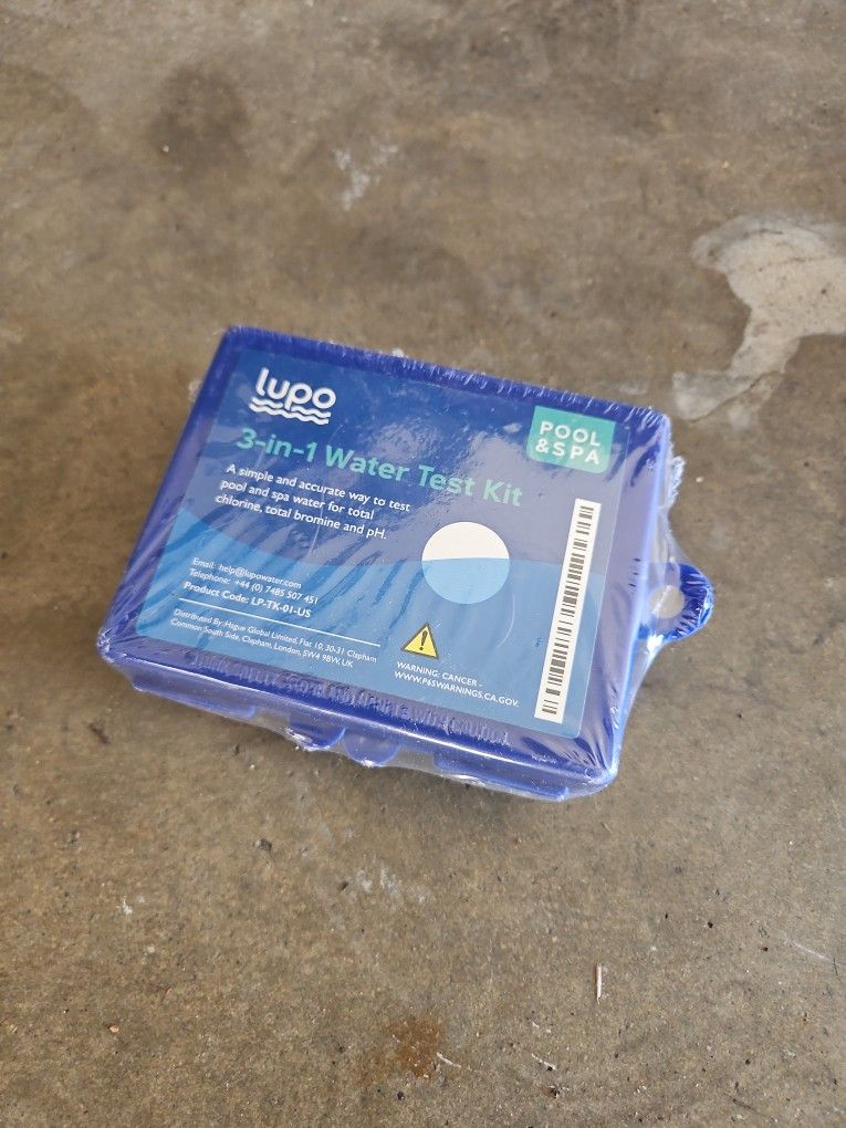 Lupo 3 in 1 Water Test Kit