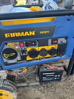 Firman T07571 Tri Fuel Portable Generator trades