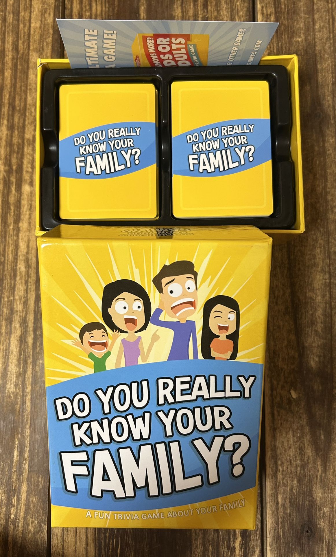 Trivia Game - Do You Really Know Your Family? Game 