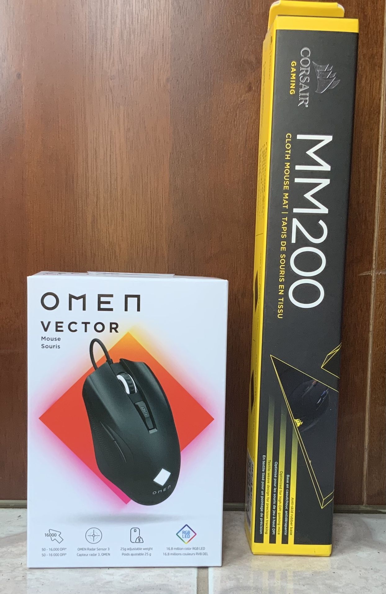 HP Omen Vector Optical Gaming Mouse Pad Corsair Gaming Mouse Pad