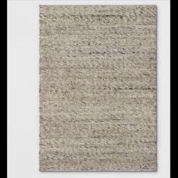 5ft X 7ft Chunky Knit Wool Woven Rug Project 62 Carpet