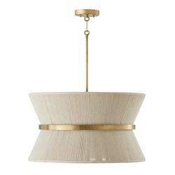 Patinaed Brass Natural Rope Pendant light / Chandelier